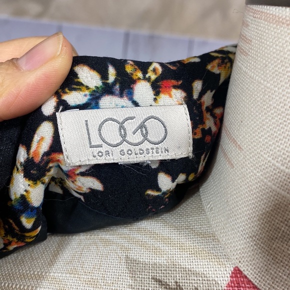 LOGO by Lori Goldstein floral coat - Picture 3 of 10